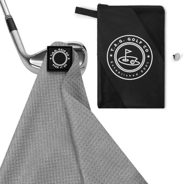 Original Pick It Up Magnetic Golf Towel - Grey