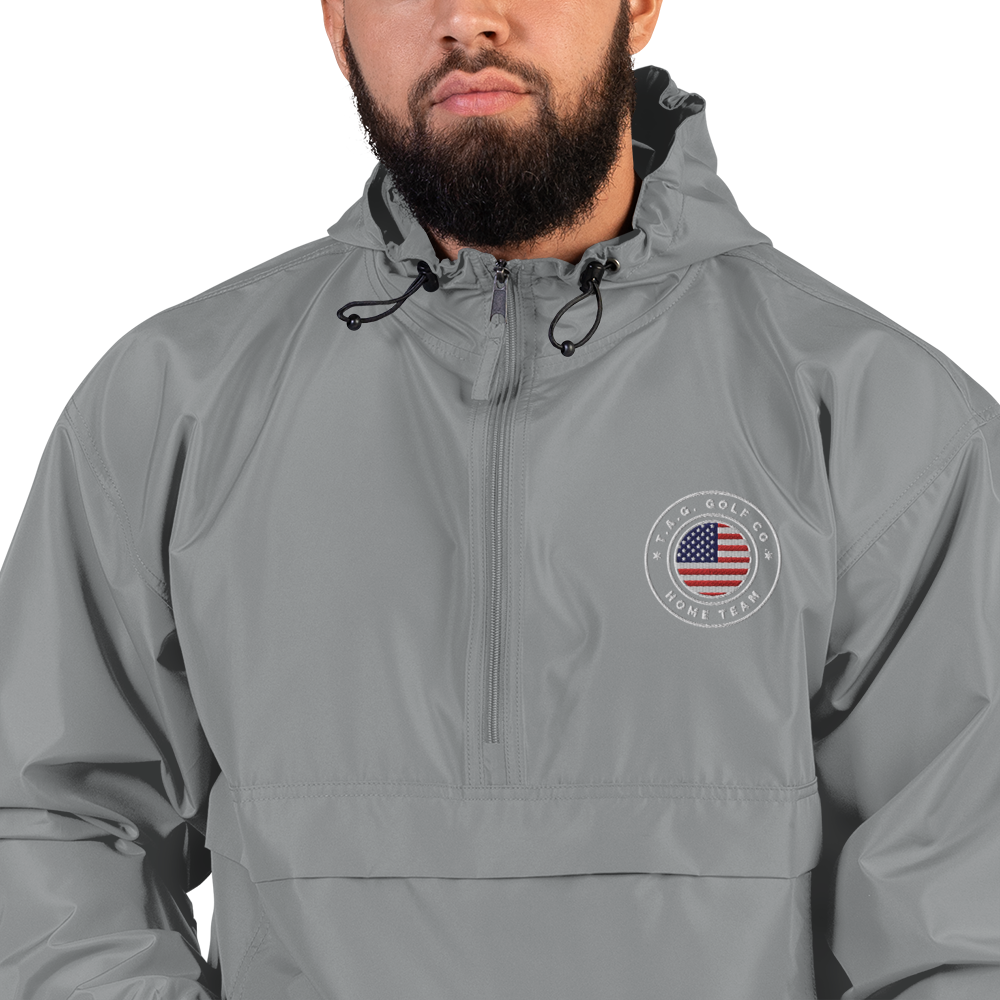Home Team Logo Embroidered Champion Packable Jacket