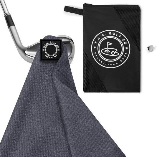 Original Pick It Up Magnetic Golf Towel - Charcoal