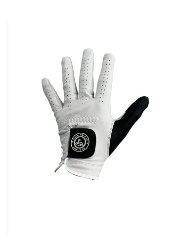 Magnetic Golf Glove - Black and White (Left Hand for Righty Golfer)