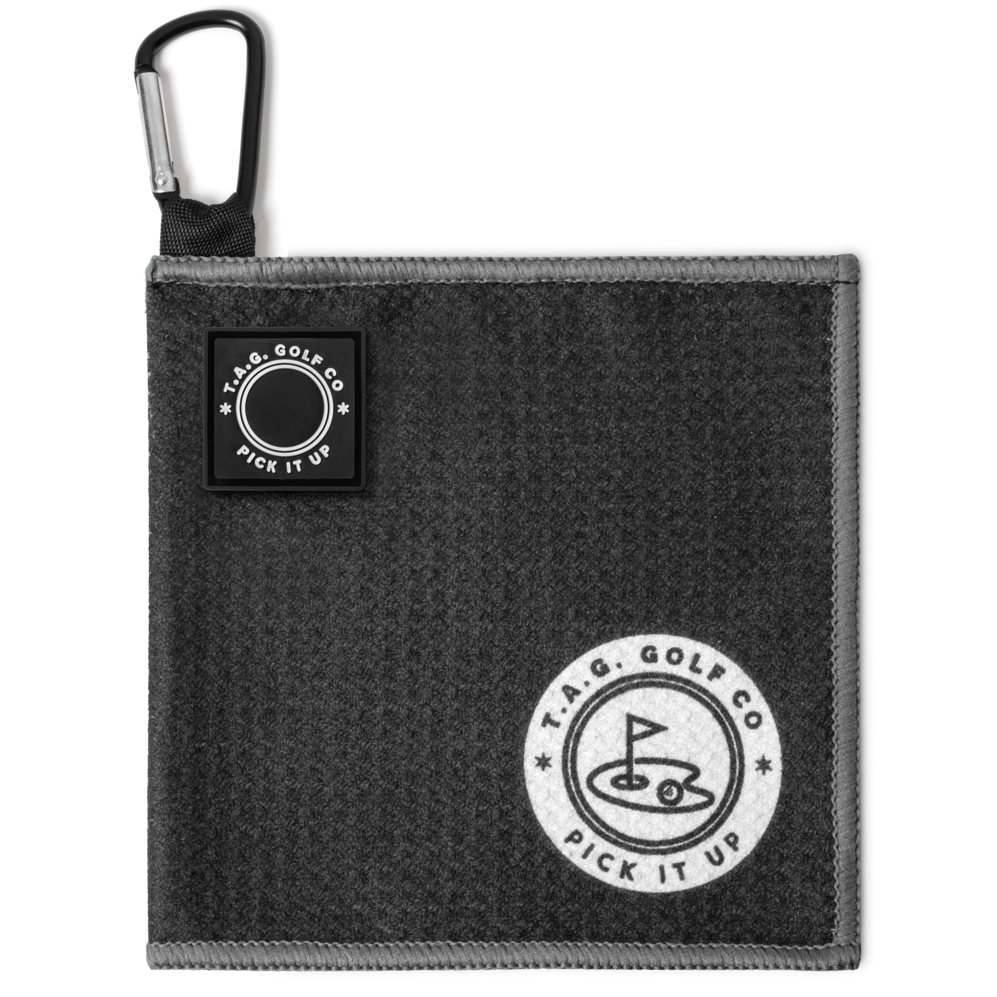 Pick It Up Series - Sidekick Small Magnetic Towel - Black