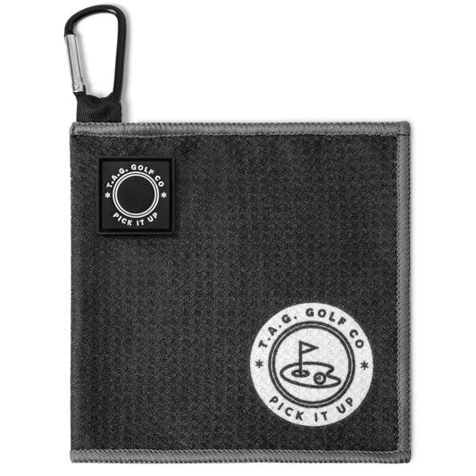 Pick It Up Series - Sidekick Small Magnetic Towel - Black