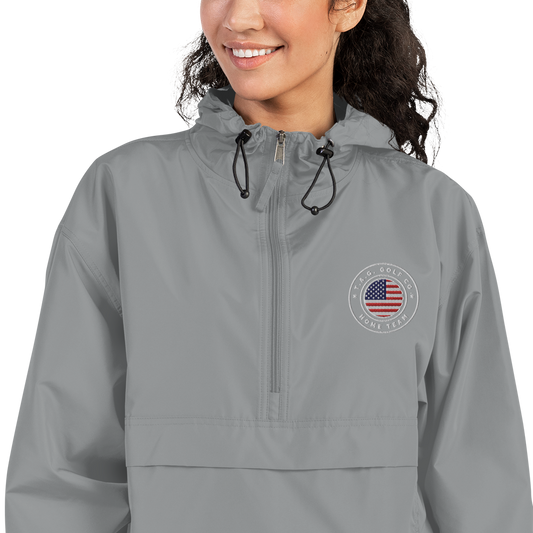 Home Team Logo Embroidered Champion Packable Jacket