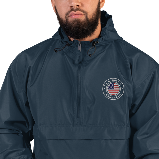 Home Team Logo Embroidered Champion Packable Jacket