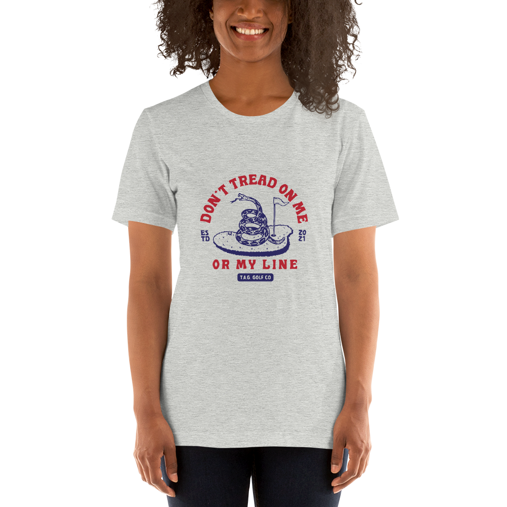 Don't Tread On Me T -  Red & Blue Logo