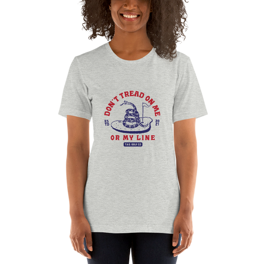 Don't Tread On Me T -  Red & Blue Logo