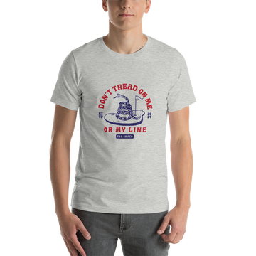 Don't Tread On Me T -  Red & Blue Logo