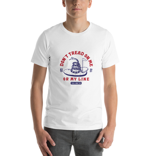 Don't Tread On Me T -  Red & Blue Logo